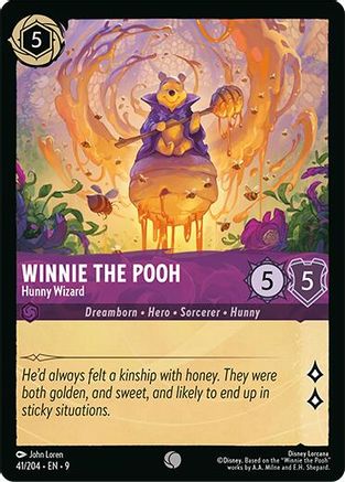 Winnie the Pooh - Hunny Wizard (41/204) - Fabled Cold Foil - for just $0.10! 