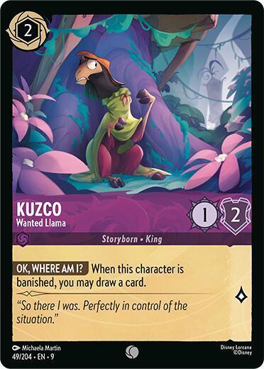 Kuzco - Wanted Llama (49/204) [Fabled] - for just $0.10! 