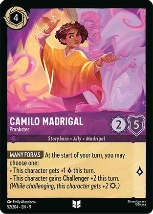 Camilo Madrigal - Prankster (52/204) - Fabled - for just $0.03! 