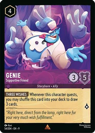 Genie - Supportive Friend (54/204) - Fabled - for just $0.03! 