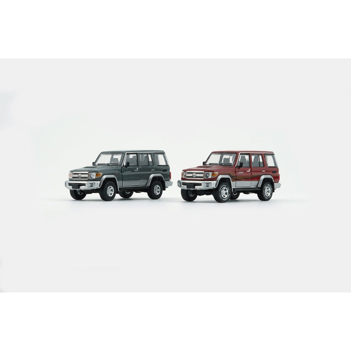 BM Creations Toyota Land Cruiser LC76 Dark Red / Dark Grey - RHD 1:64 - Just $23.99! Shop now at Retro Gaming of Denver