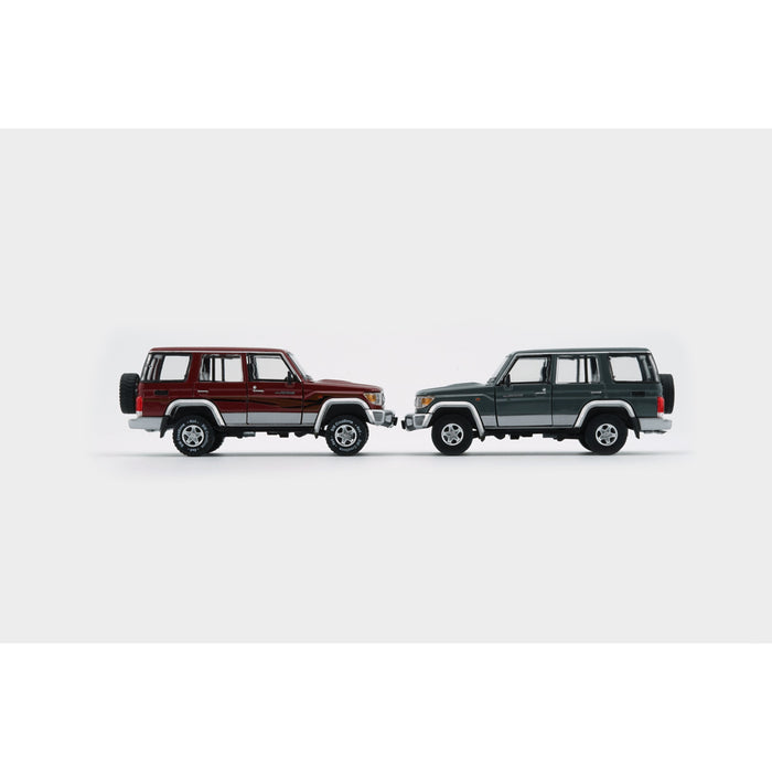 BM Creations Toyota Land Cruiser LC76 Dark Red / Dark Grey - RHD 1:64 - Just $23.99! Shop now at Retro Gaming of Denver