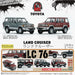 BM Creations Toyota Land Cruiser LC76 Dark Red / Dark Grey - RHD 1:64 - Just $23.99! Shop now at Retro Gaming of Denver