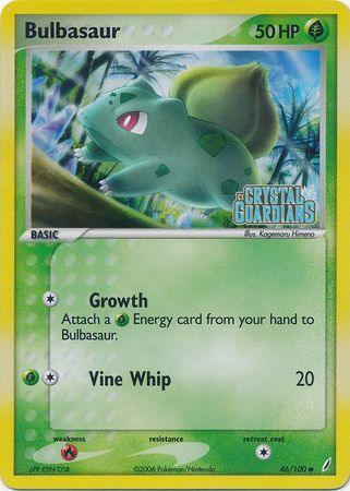 Bulbasaur (46/100) (Stamped) [EX: Crystal Guardians] - for just $15.50! 