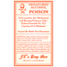 Denatured Alcohol Poison Vintage Single Self Adhesive Label - License and Royalty Free for Film Use - for just $3! 