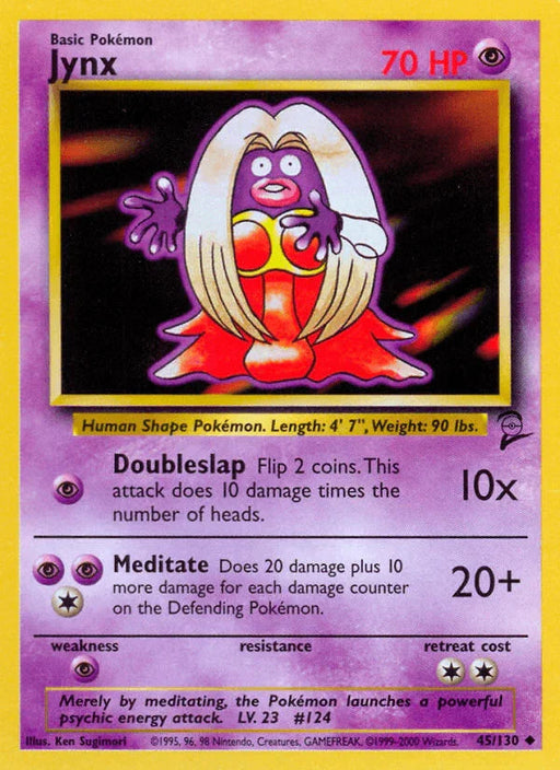 Jynx (45/130) [Base Set 2] - for just $0.45! 