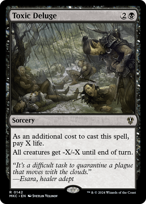 Toxic Deluge (MKC-142) - Murders at Karlov Manor Commander - for just $1.81! 