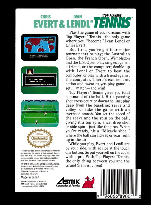 Top Players Tennis – Nintendo Entertainment System (NES) - for just $4.99! 