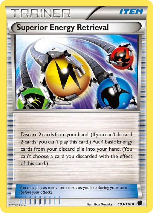 Superior Energy Retrieval (103/116) [Black & White: Plasma Freeze] - for just $0.55! 