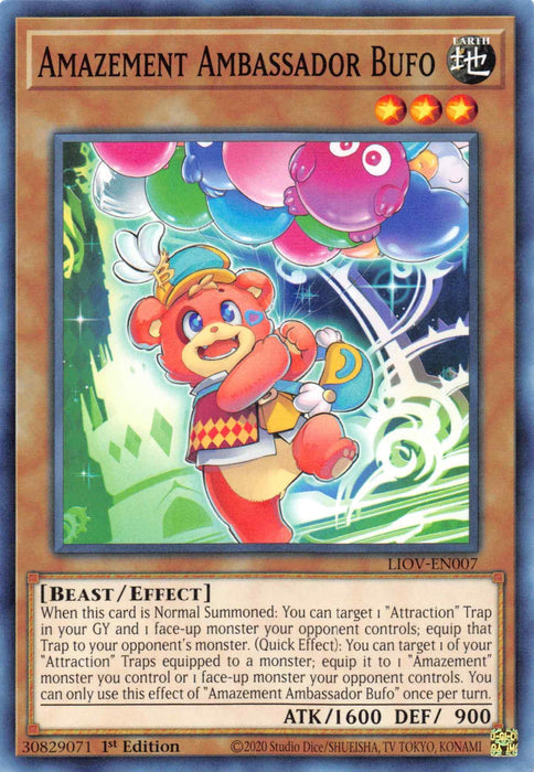 Amazement Ambassador Bufo [LIOV-EN007] Common - for just $0.10! 