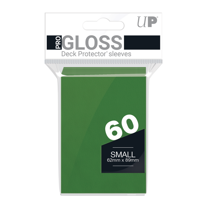 Ultra PRO: Small 60ct Sleeves - PRO-Gloss (Green) - Just $0! Shop now at Retro Gaming of Denver