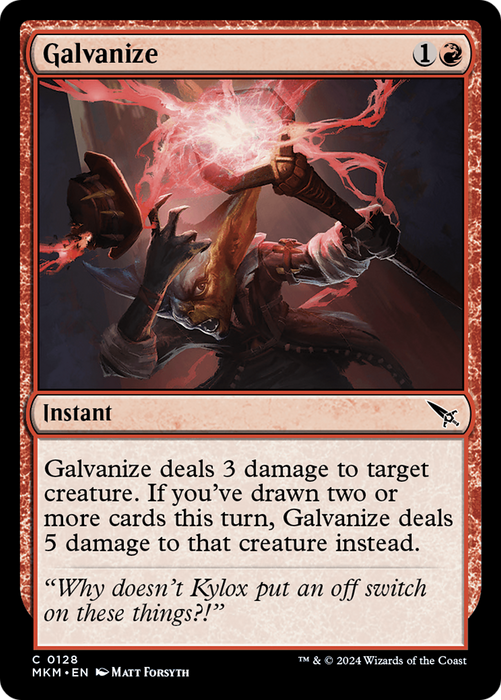Galvanize (MKM-128) - Murders at Karlov Manor - for just $0.01! 