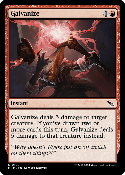 Galvanize (MKM-128) - Murders at Karlov Manor - for just $0.01! 