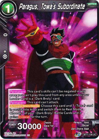 Paragus, Towa's Subordinate (BT11-136) [Vermilion Bloodline 2nd Edition] - for just $0.10! 