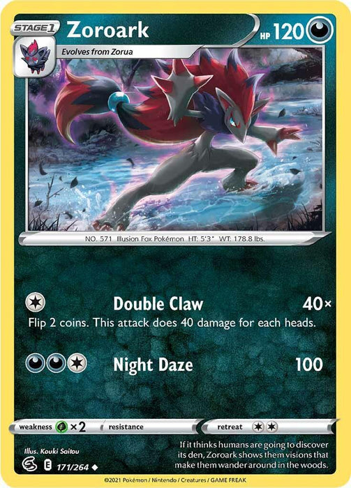 Zoroark (171/264) [Sword & Shield: Fusion Strike] - for just $0.10! 