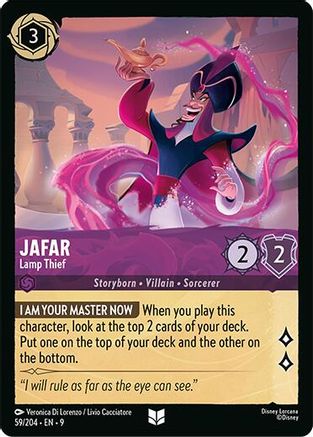 Jafar - Lamp Thief (59/204) - Fabled - for just $0.03! 