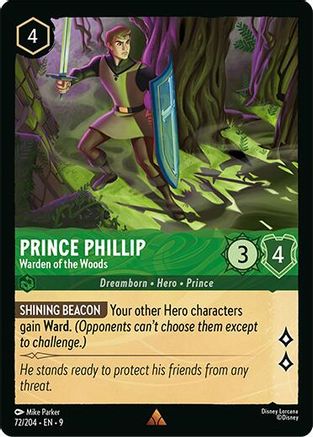 Prince Phillip - Warden of the Woods (72/204) - Fabled Cold Foil - for just $0.18! 