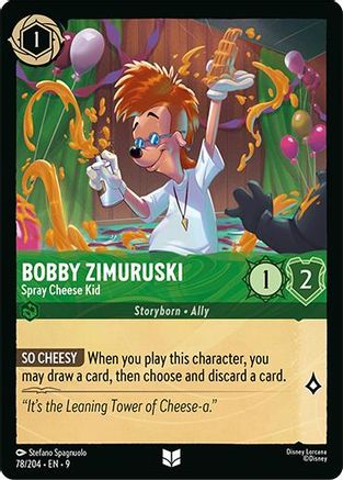 Bobby Zimuruski - Spray Cheese Kid (78/204) - Fabled - for just $0.09! 