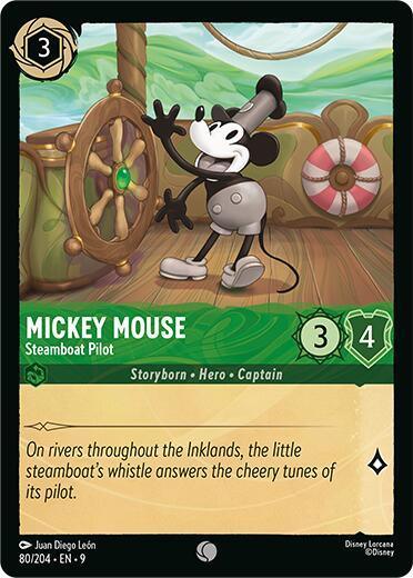 Mickey Mouse - Steamboat Pilot (80/204) [Fabled] - for just $0.10! 