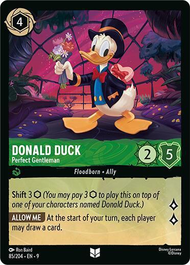 Donald Duck - Perfect Gentleman (85/204) [Fabled] - for just $0.10! 