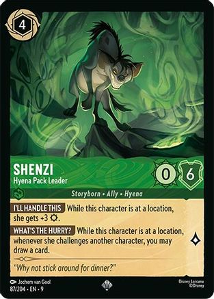 Shenzi - Hyena Pack Leader (87/204) - Fabled Cold Foil - for just $0.09! 