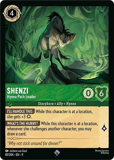 Shenzi - Hyena Pack Leader (87/204) [Fabled] - for just $0.10! 