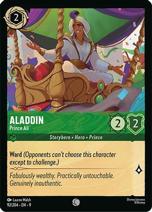 Aladdin - Prince Ali (92/204) - Fabled - for just $0.02! 