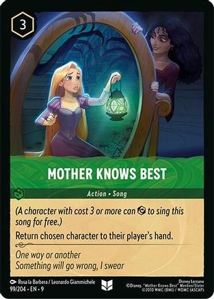 Mother Knows Best (99/204) - Fabled Cold Foil - for just $0.17! 