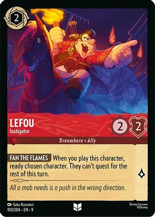 LeFou - Instigator (103/204) - Fabled - for just $0.03! 