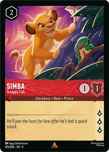 Simba - Scrappy Cub (105/204) [Fabled] - for just $0.10! 