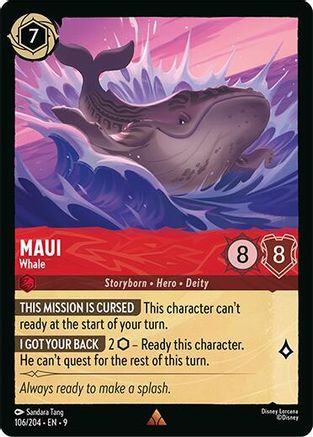 Maui - Whale (106/204) - Fabled - for just $0.03! 