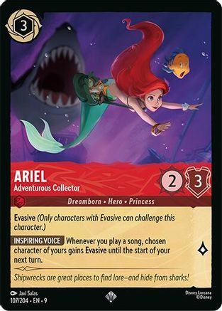 Ariel - Adventurous Collector (107/204) - Fabled - for just $0.06! 