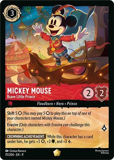 Mickey Mouse - Brave Little Prince (111/204) [Fabled] - for just $2.35! 