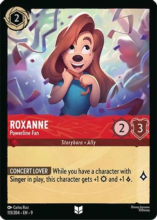 Roxanne - Powerline Fan (113/204) - Fabled Cold Foil - for just $0.20! 