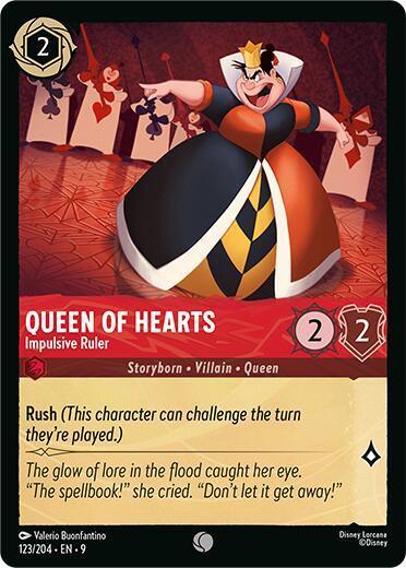 Queen of Hearts - Impulsive Ruler (123/204) [Fabled] - for just $0.10! 