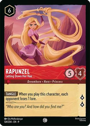 Rapunzel - Letting Down Her Hair (124/204) - Fabled - for just $0! 
