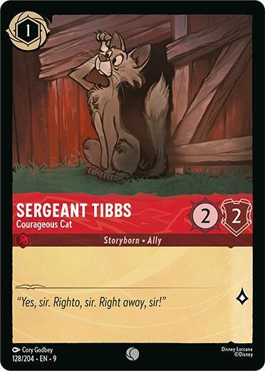 Sergeant Tibbs - Courageous Cat (128/204) [Fabled] - for just $0.10! 