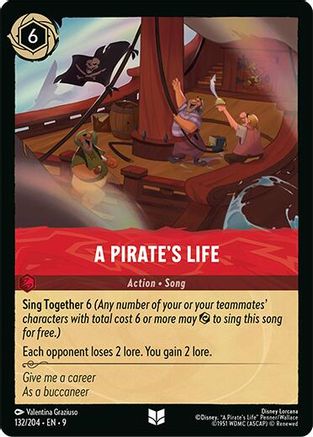 A Pirate's Life (132/204) - Fabled Cold Foil - for just $0.20! 