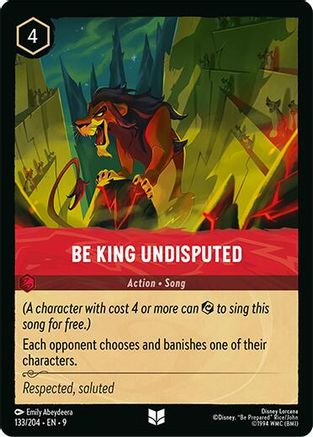 Be King Undisputed (133/204) - Fabled - for just $0.03! 