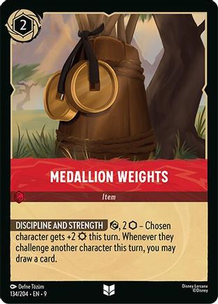 Medallion Weights (134/204) - Fabled Cold Foil - for just $0.12! 