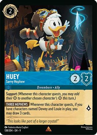 Huey - Savvy Nephew (138/204) - Fabled Cold Foil - for just $0.11! 