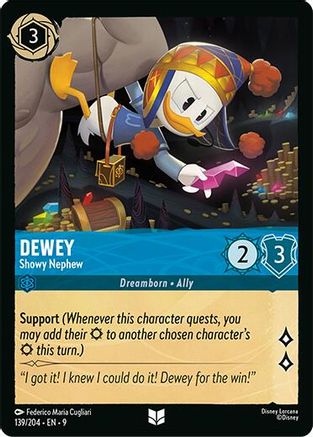 Dewey - Showy Nephew (139/204) - Fabled Cold Foil - for just $0.08! 