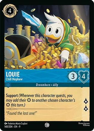 Louie - Chill Nephew (140/204) - Fabled Cold Foil - for just $0.03! 