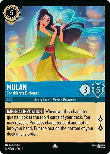 Mulan - Considerate Diplomat (142/204) [Fabled] - for just $0.20! 