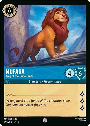 Mufasa - King of the Pride Lands (144/204) [Fabled] - for just $0.10! 