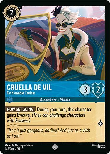 Cruella De Vil - Fashionable Cruiser (145/204) [Fabled] - for just $0.10! 