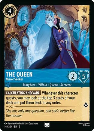 The Queen - Mirror Seeker (149/204) - Fabled Cold Foil - for just $0.05! 