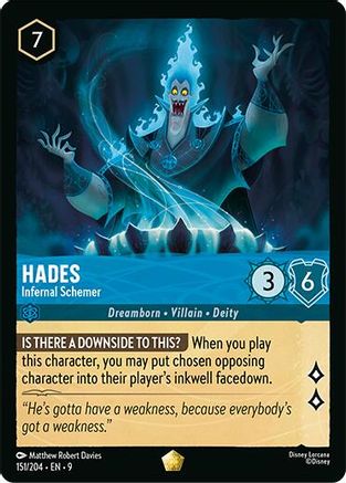 Hades - Infernal Schemer (151/204) - Fabled Cold Foil - for just $3.87! 