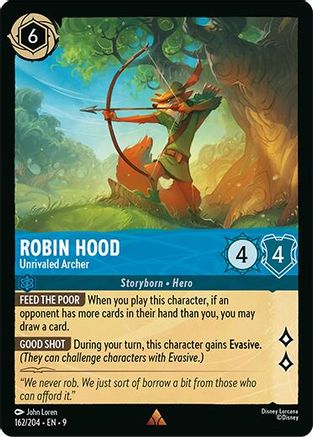 Robin Hood - Unrivaled Archer (162/204) - Fabled Cold Foil - for just $0.22! 