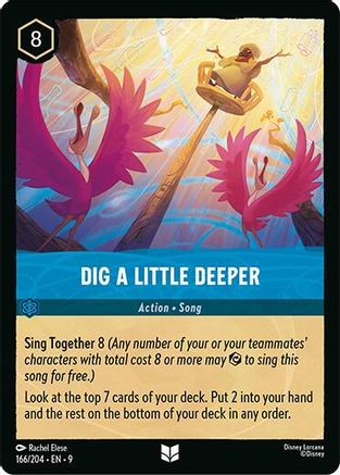 Dig a Little Deeper (166/204) - Fabled Cold Foil - for just $0.12! 